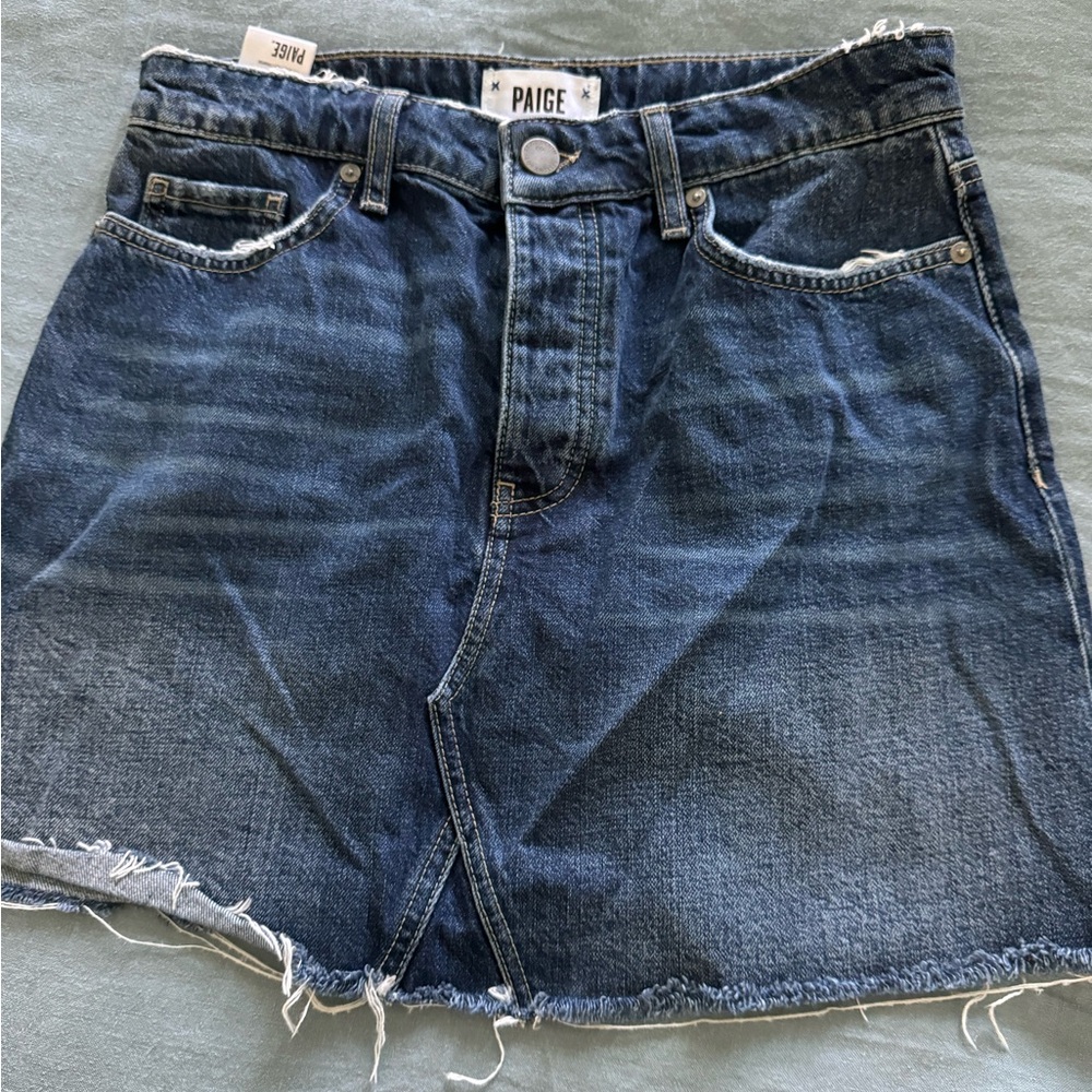 Paige Denim Mini Skirt - Size 27